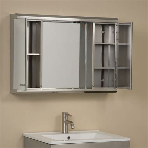 stainless steel surface mount medicine cabinet|bathroom recessed medicine cabinets mirrors.